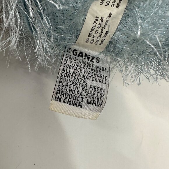 GANZ Webkinz Fuzzy HIPPO Hairy small Blue - Picture 7 of 11